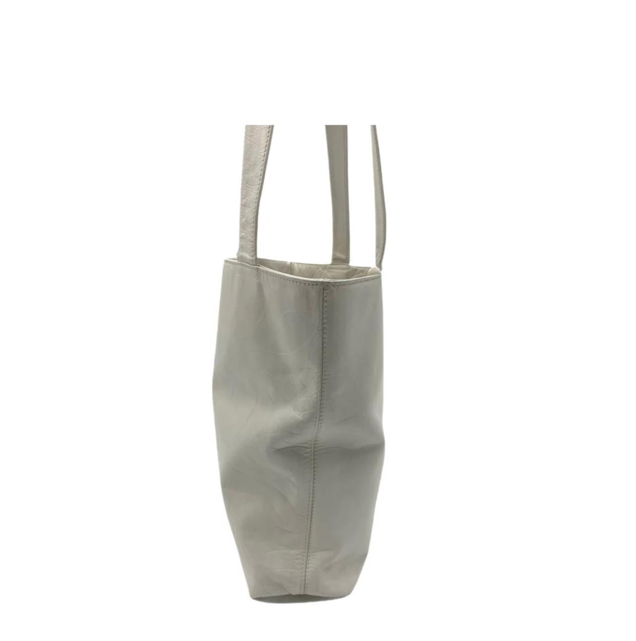 Women's or Men's Chanel White Monogram Tote For Sale