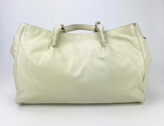 Chanel White Pocket in the City Tote