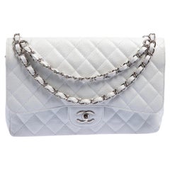 Chanel Jumbo White - 18 For Sale on 1stDibs