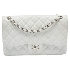 Chanel Jumbo White - 18 For Sale on 1stDibs