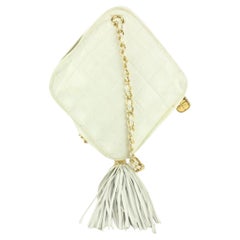 Chanel Tassel Clutch Bag - 8 For Sale on 1stDibs