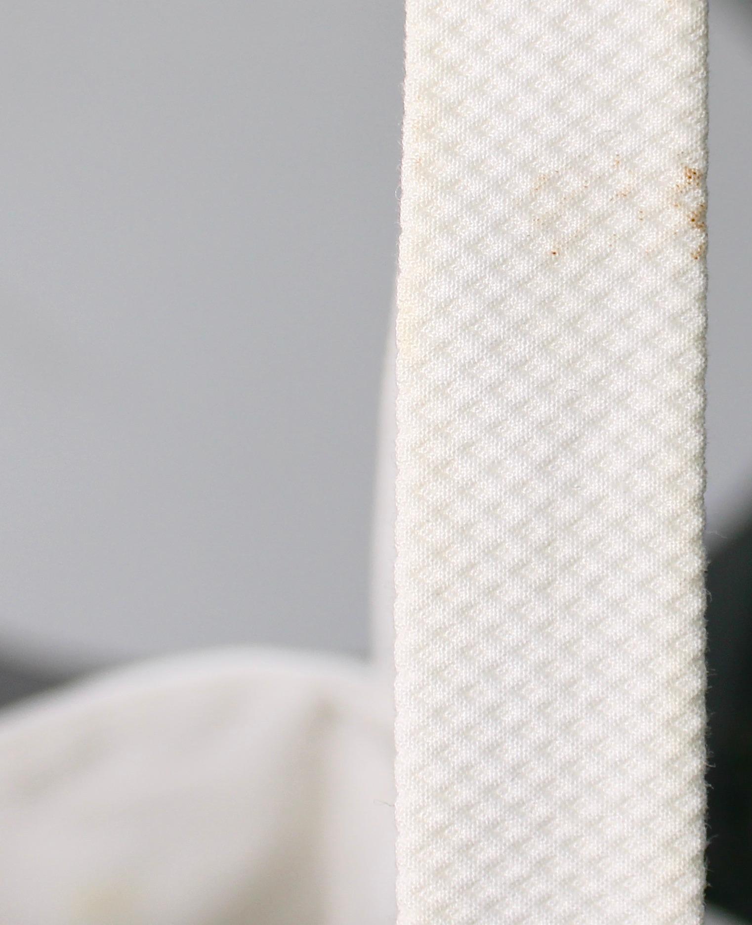 Chanel White Romper With Interlocking CC Logo Buttons & Pockets circa 1997 en vente 7