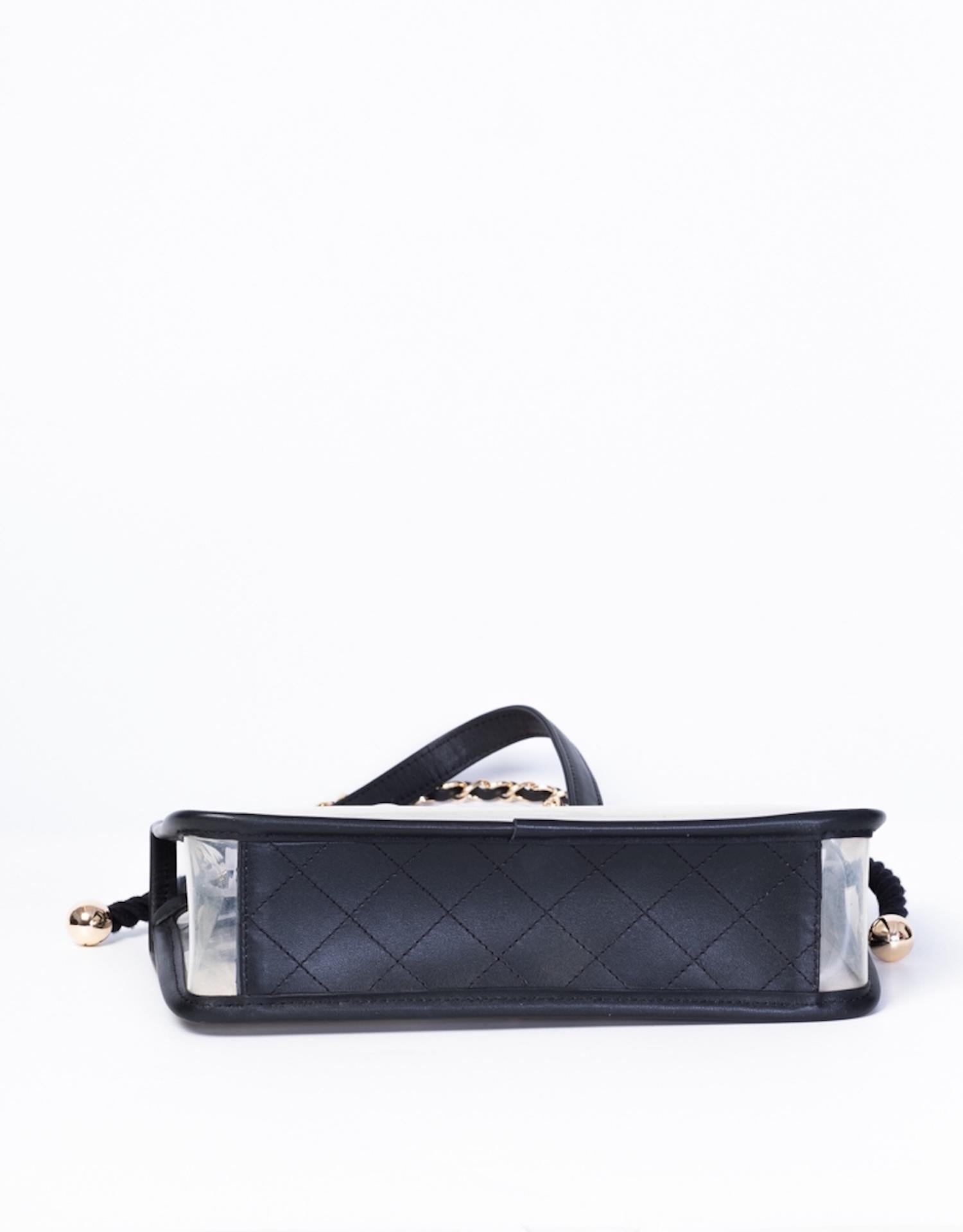 Women's Chanel White Sand PVC By The Sea Flap Bag As Is For Sale