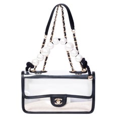 Chanel White Sand PVC By The Sea Flap Bag As Is