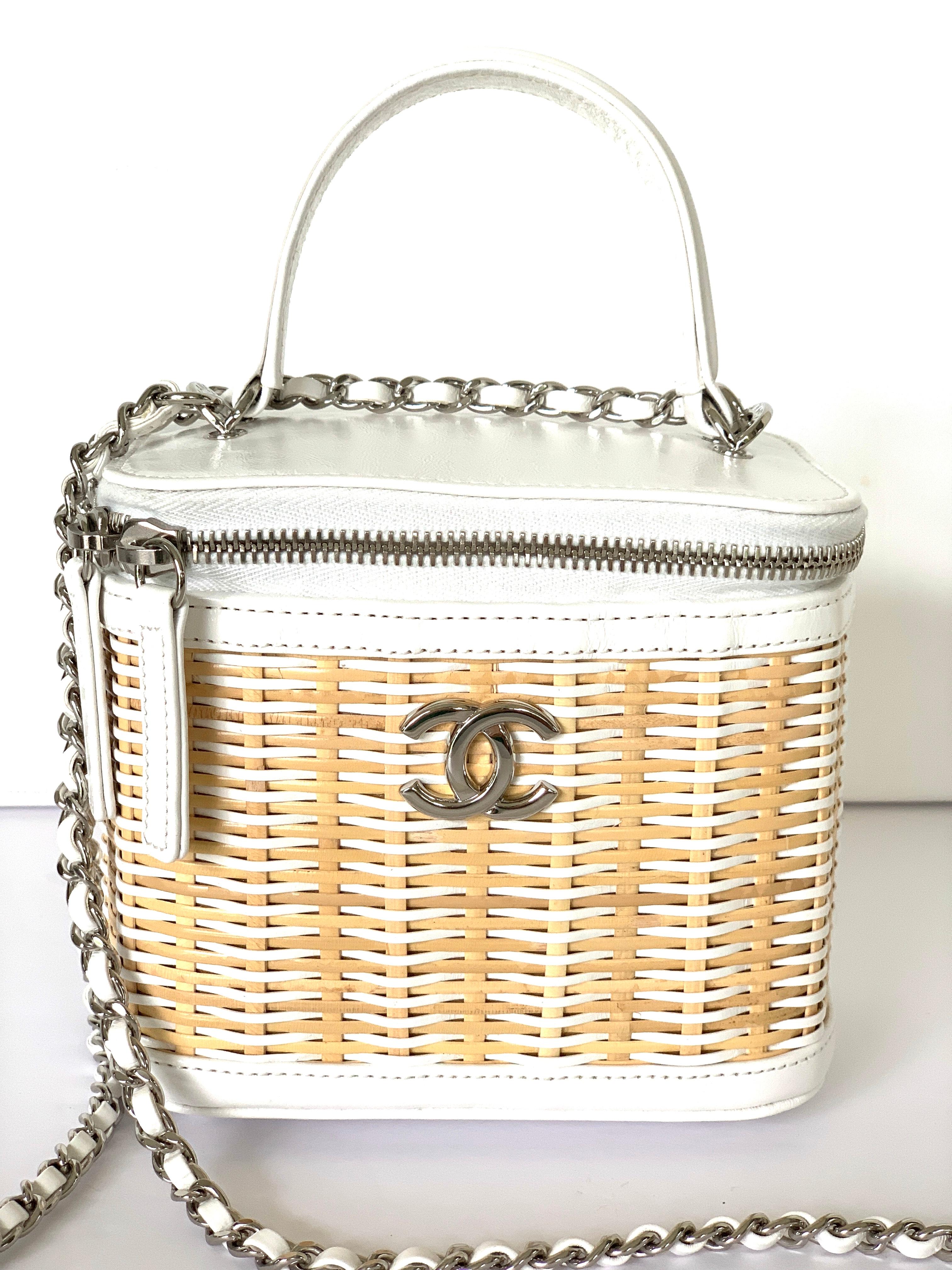 chanel rattan bag