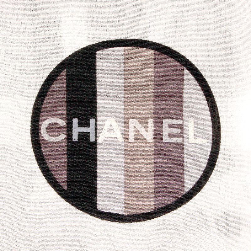 chanel white scarf