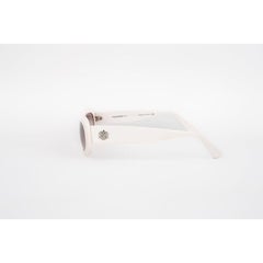 Chanel White Sunglasses with Tinted Glasses