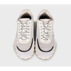 Chanel White Textile Sneakers - Size 37