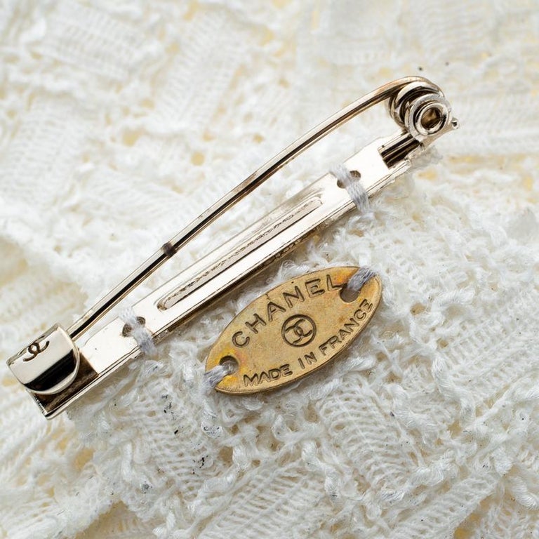 Chanel 'Camelia' Tweed Brooch