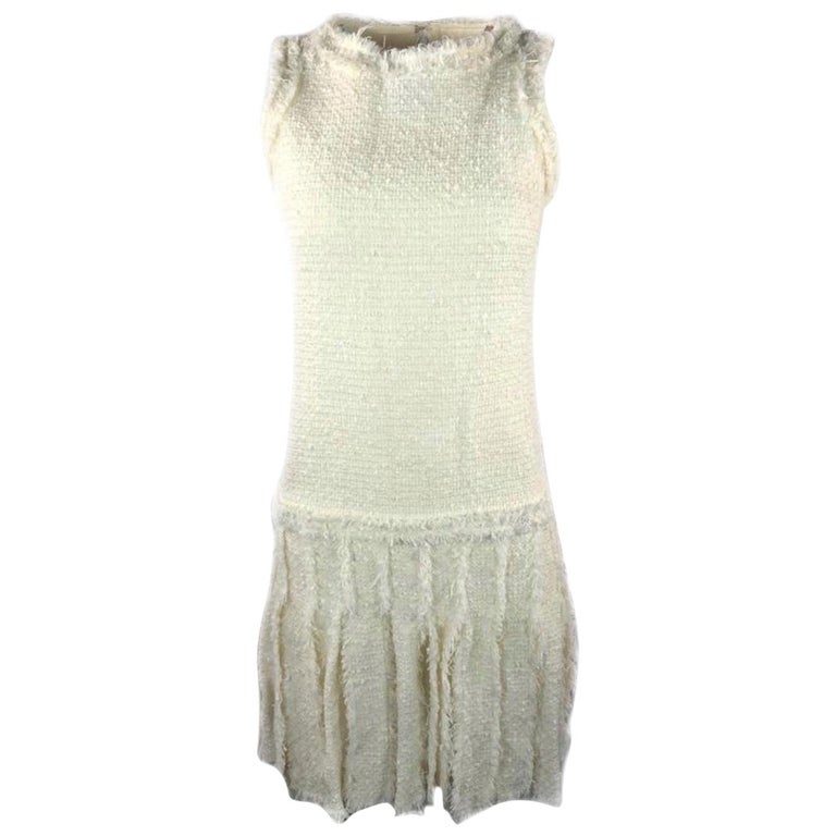 Chanel White Dress - 158 For Sale on 1stDibs  chanel vintage white dress, chanel  white dress 2022, chanel.white dress