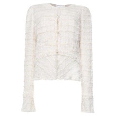 Chanel Veste en tweed blanc Printemps 2005 Karl Lagerfeld for Chanel