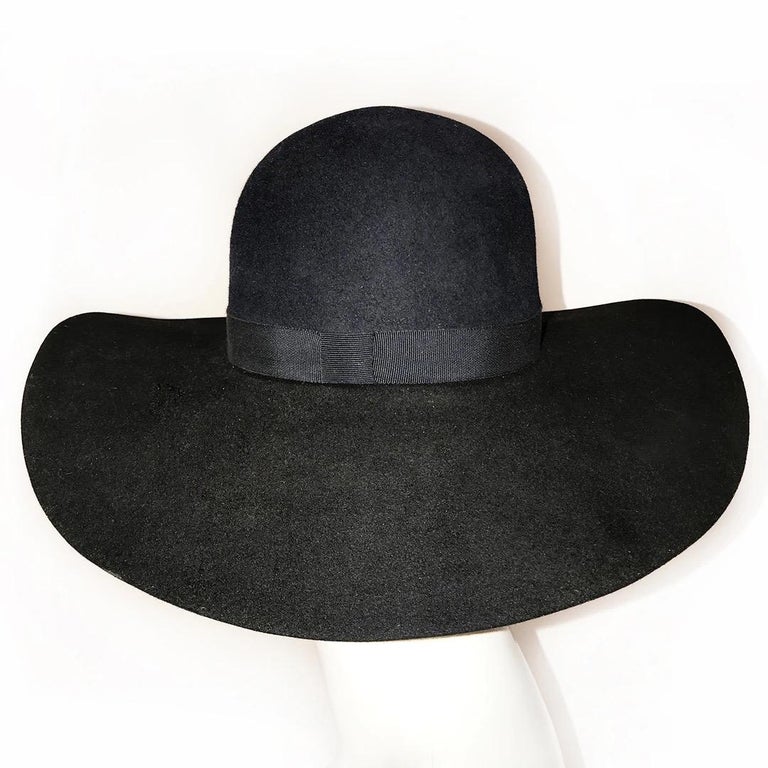 Chanel Wide Brimmed Hat at 1stDibs