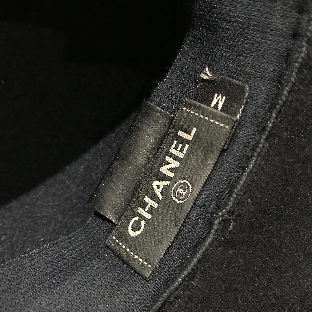 chanel mütze damen schwarz