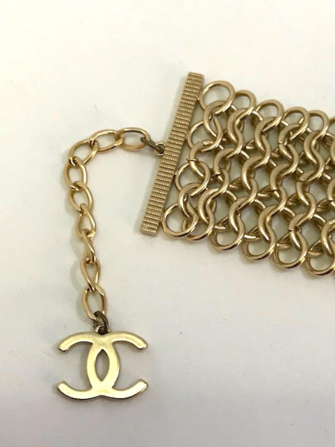 chanel chain link bracelet
