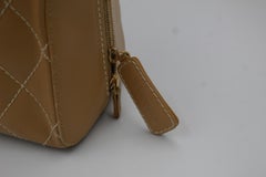 Chanel Wild Stiching handbag in beige leather