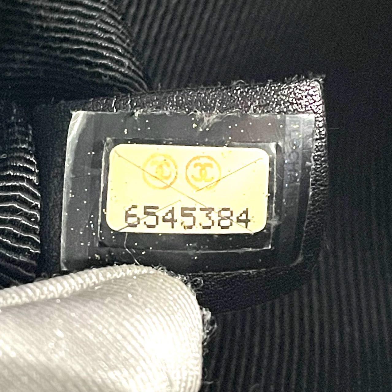 Chanel Wild Stitch Flap Black Leather with Stitching Detail 2000-2002 For Sale 6