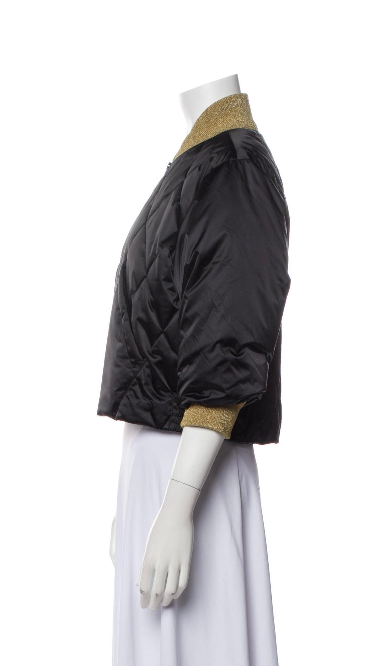 Chanel - Willow Smith - Veste polaire matelassée noire pour la campagne publicitaire en vente 9