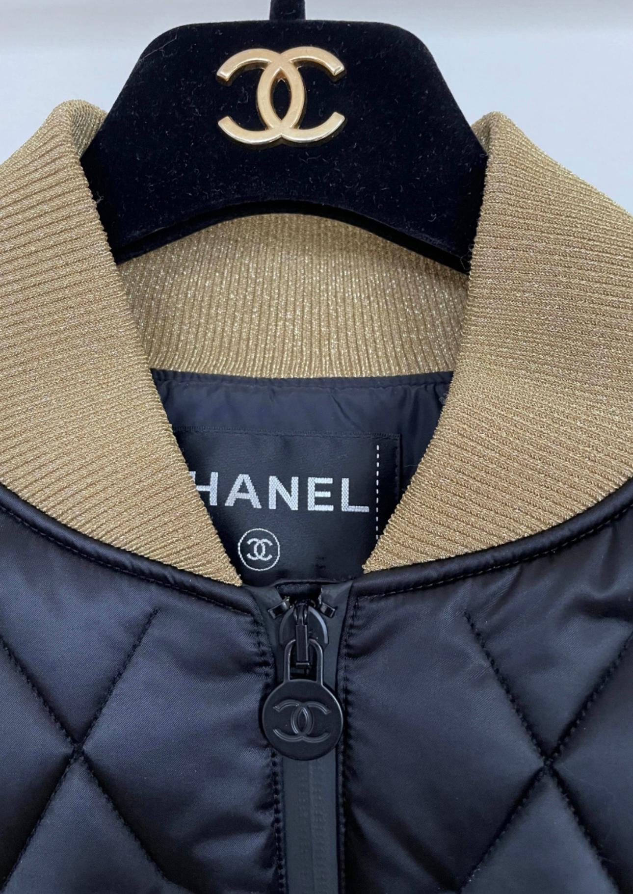 Chanel Willow Smith Style Ad Campaign Bomber Jacket 3