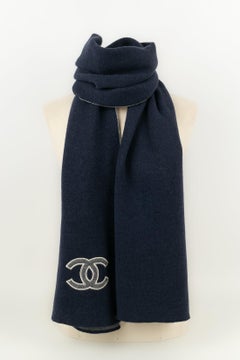 Chanel Winter Scarf, Hat, and Pair of Gloves Set