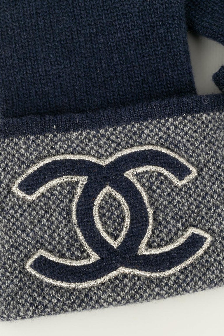 Chanel Winter Scarf, Hat, and Pair of Gloves Set For Sale at 1stDibs