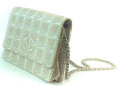 Chanel WOC Beige New Line Wallet on Chain Flap 8cc99