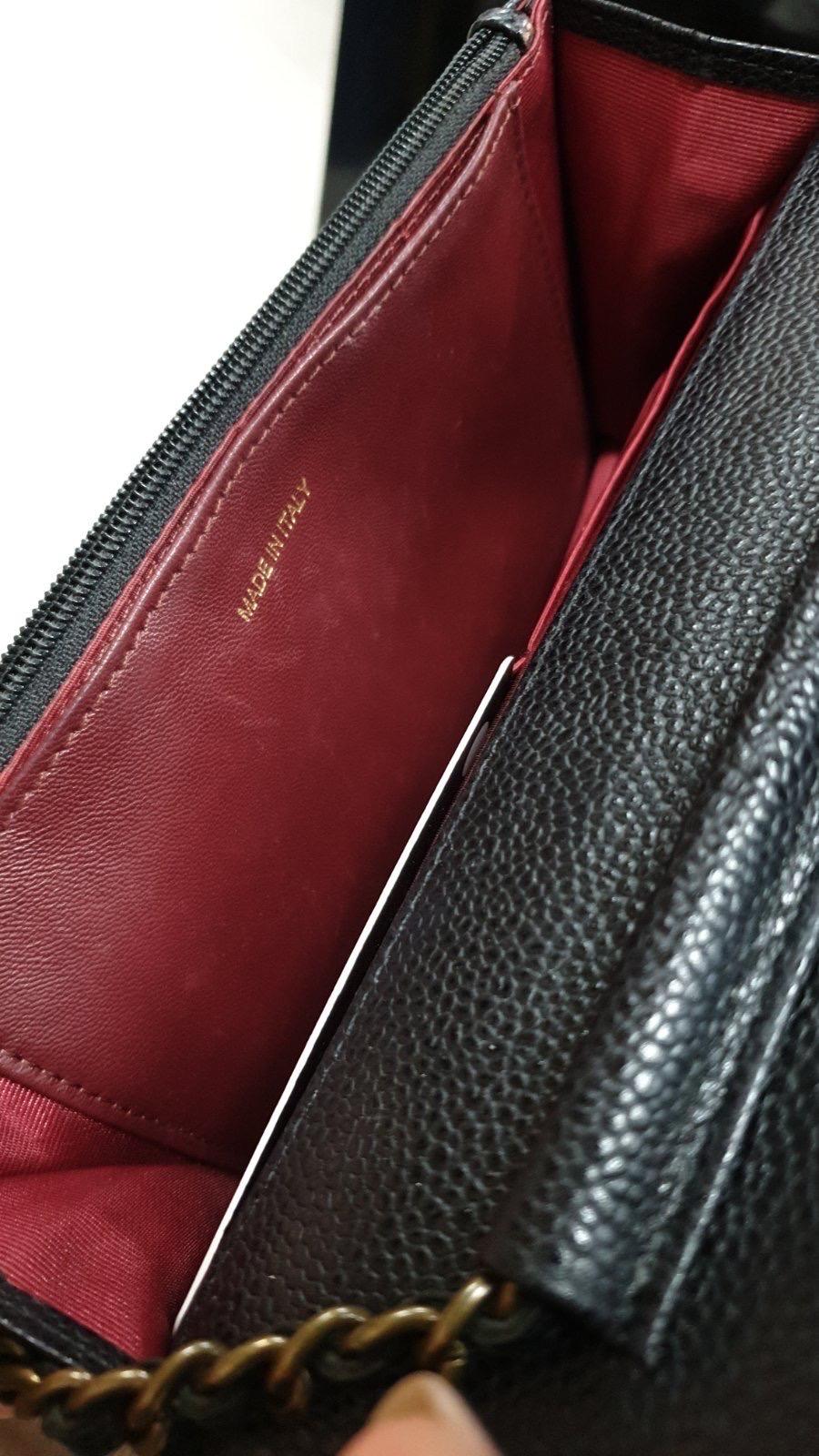 Chanel WOC Boy Black Caviar 1