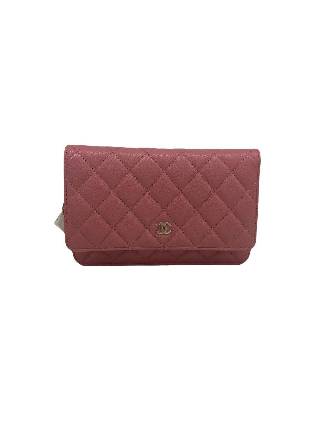 Chanel WOC Pink Caviar Leather In New Condition In Double Bay, AU
