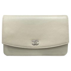 Chanel Woc White Shoulder Bag