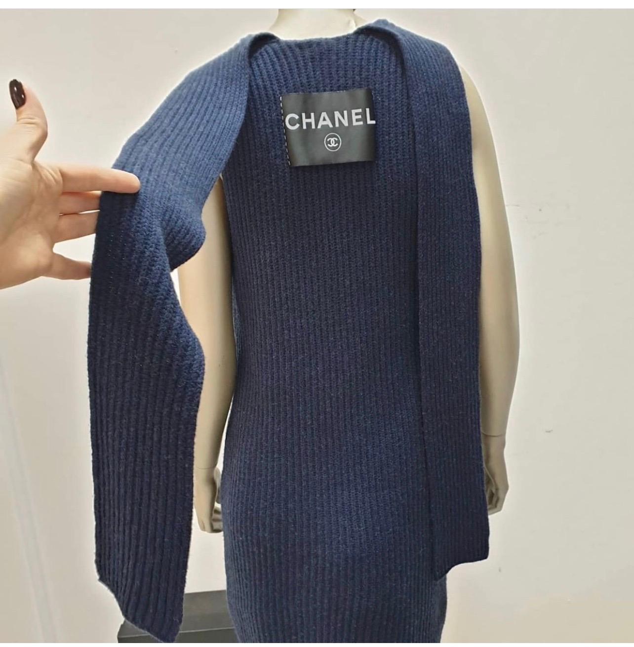 chanel cashmere dress