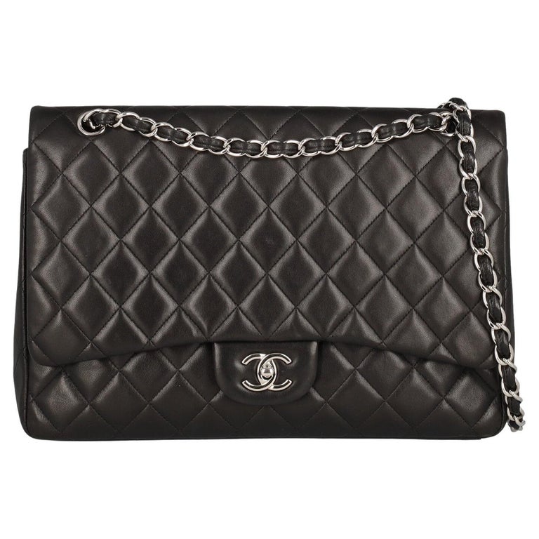 Chanel Women Shoulder bags Timeless Black Leather For Sale at 1stDibs