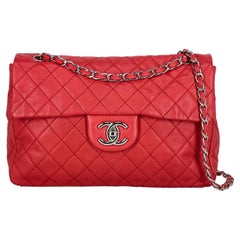 Chanel Women Shoulder bags Timeless Red Leather