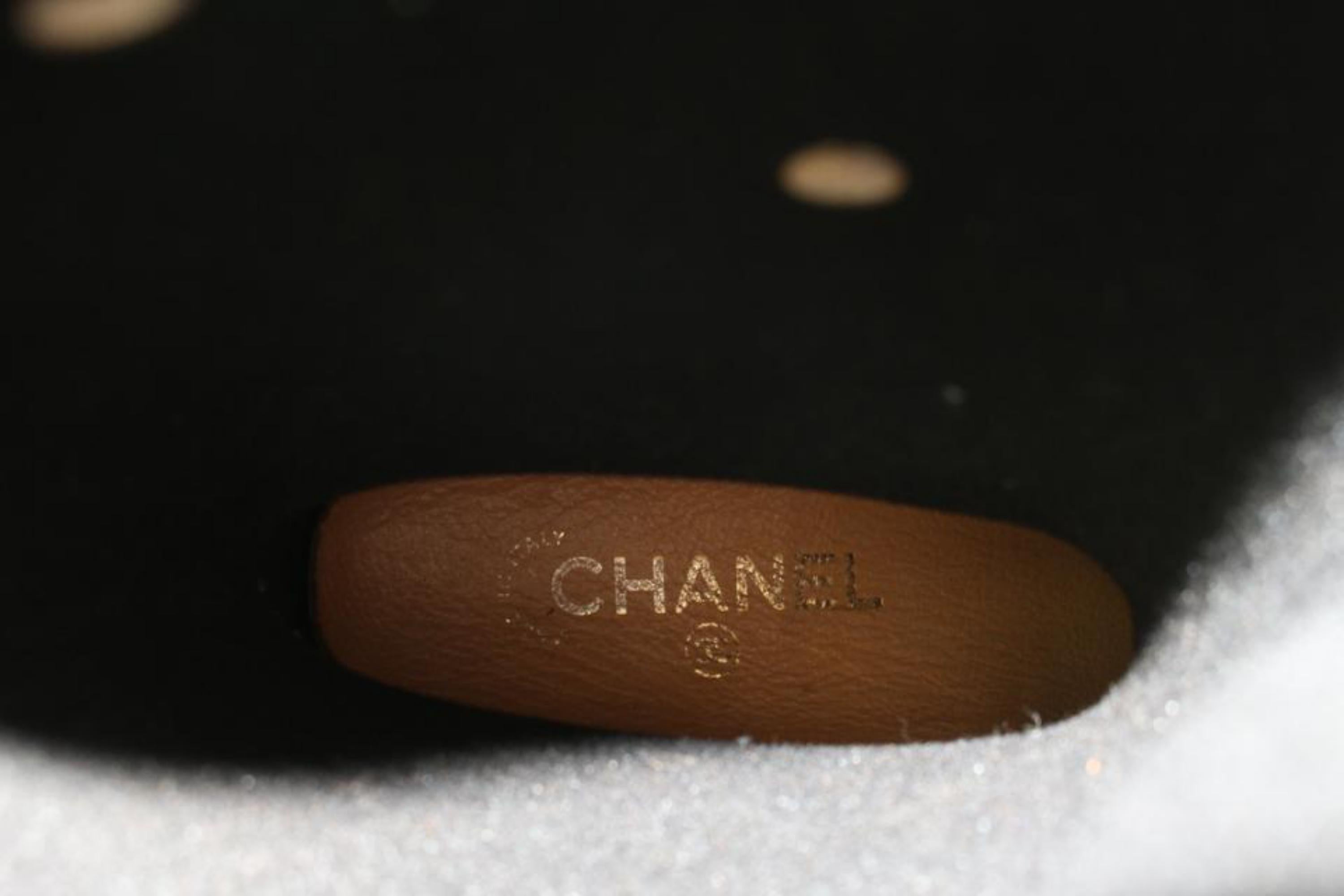 Chanel Women's 36 Rubber Camellia CC Logo Rain Boots 1026c46 4