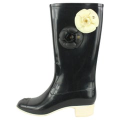 Chanel Rain Boots - 2 For Sale on 1stDibs  chanel rubber rain boots,  rainboots chanel, chanel rubber boots 2022