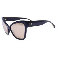 Chanel Women's Cat Eye CC Mirror Sunglasses