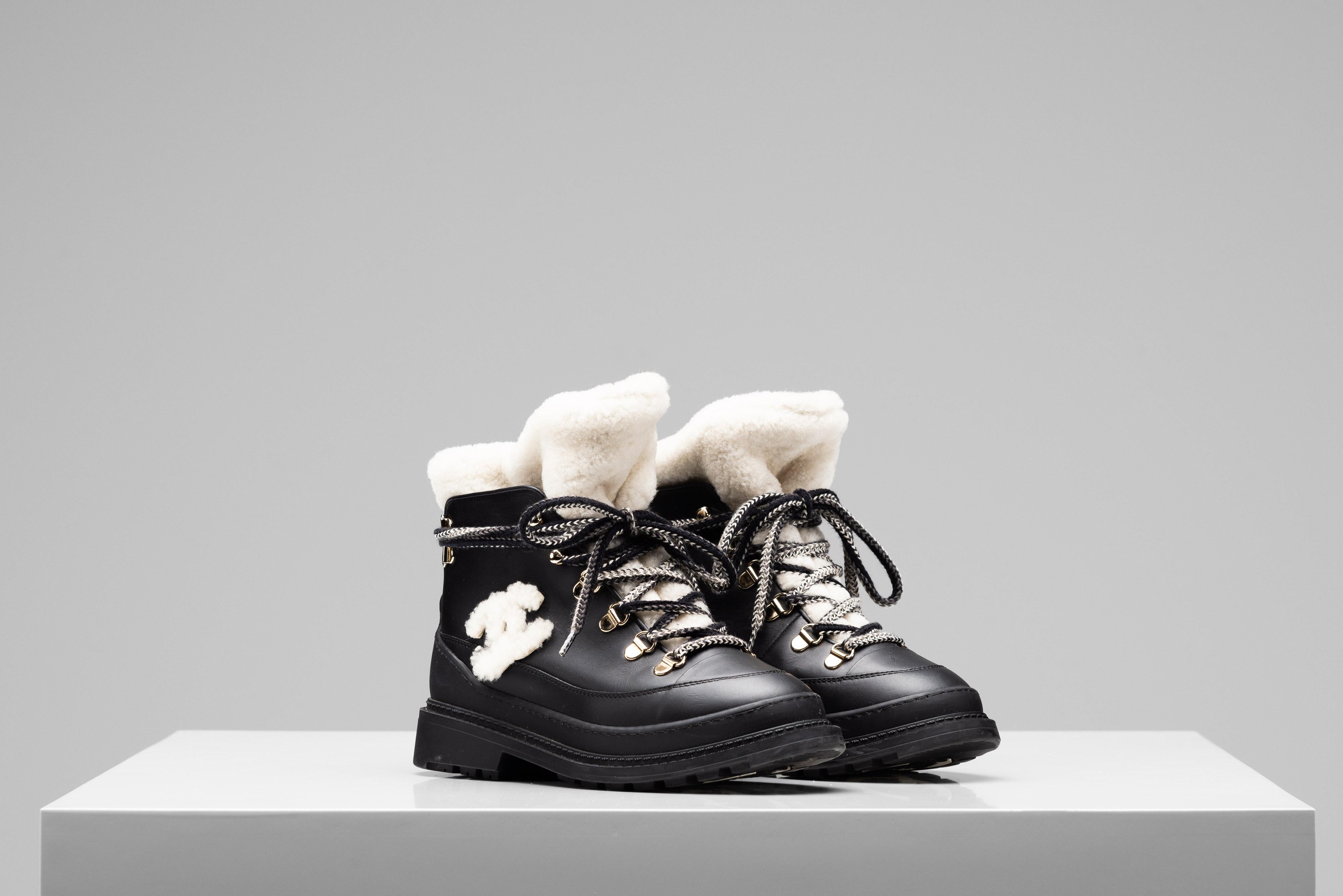 chanel winter boots