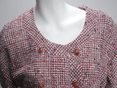 Chanel Women's Double-Breasted Tweed Cropped Jacket