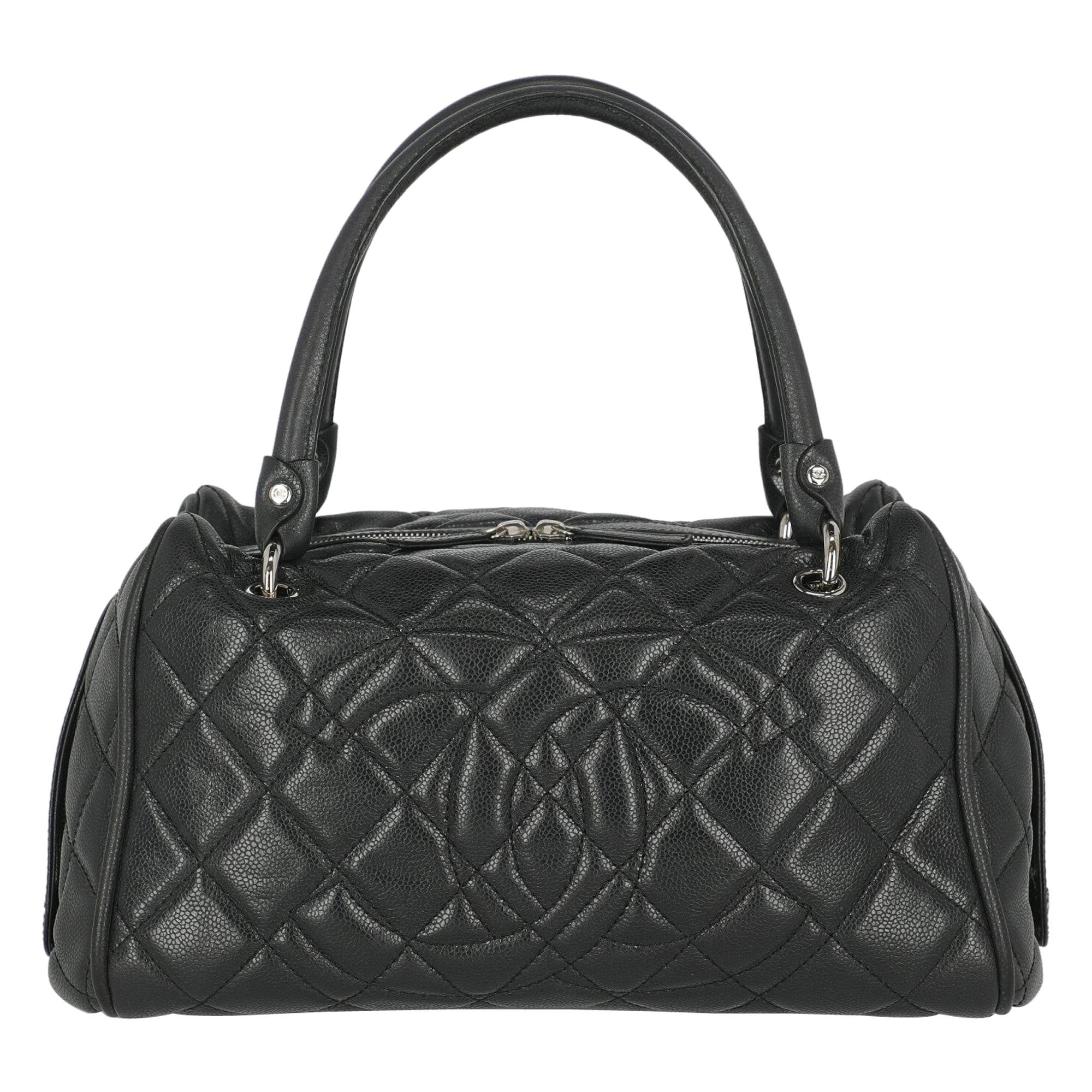Chanel Women's Handbag Black Leather
