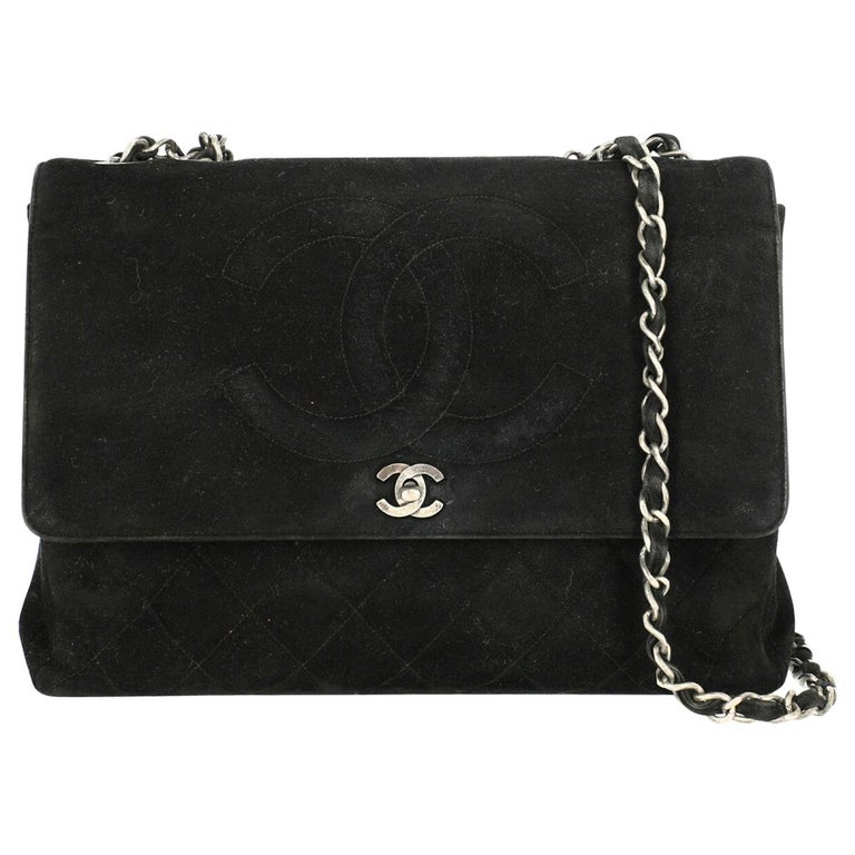 Chanel Women's Shoulder Bag Black Leather For Sale at 1stDibs | black ...