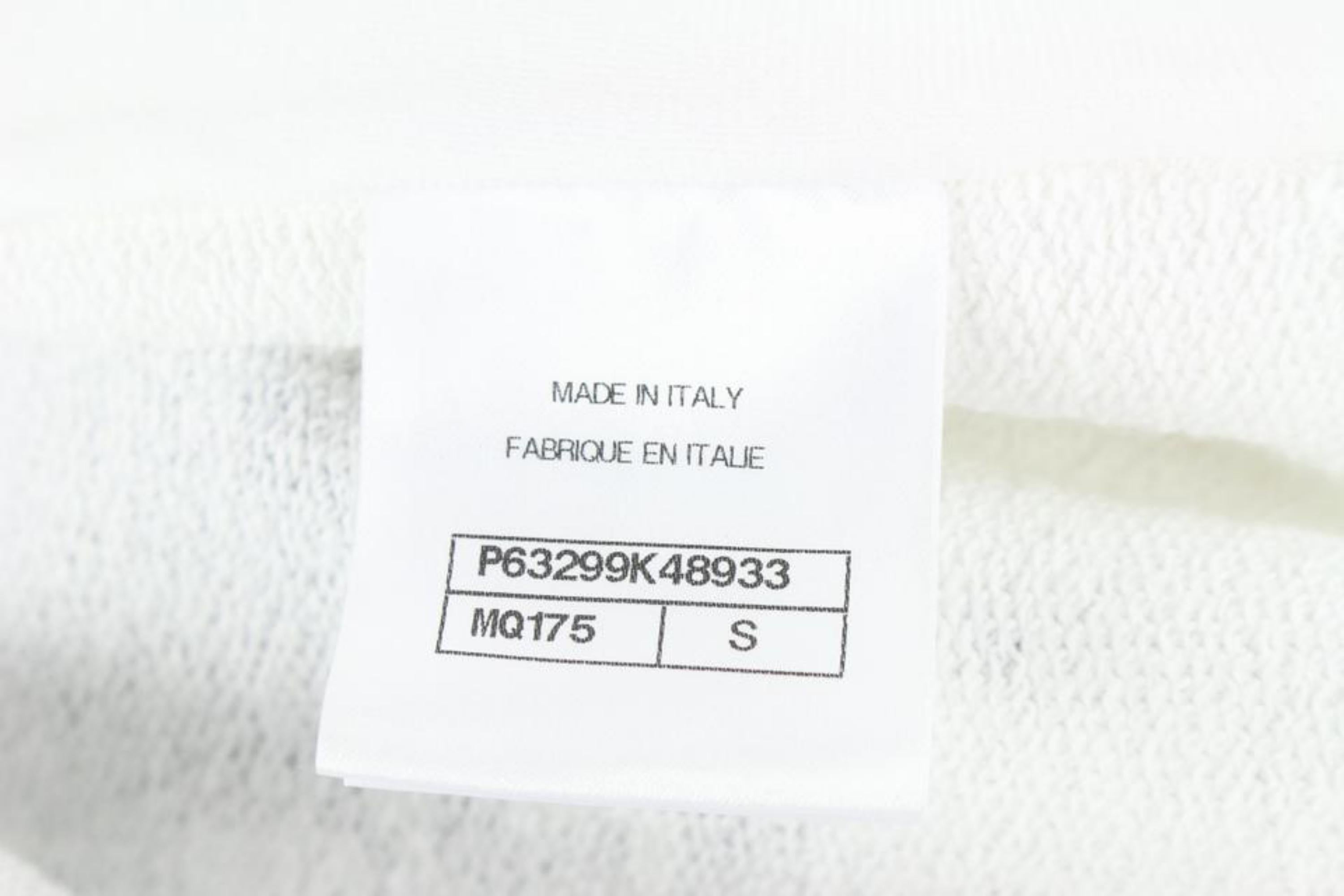 Chanel - Sweat-shirt à capuche avec fermeture éclair et logo CC, blanc, pour femme 112c1 3