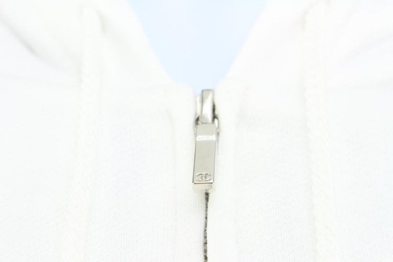 Chanel Grey Fleece Logo Zip Up main image 0