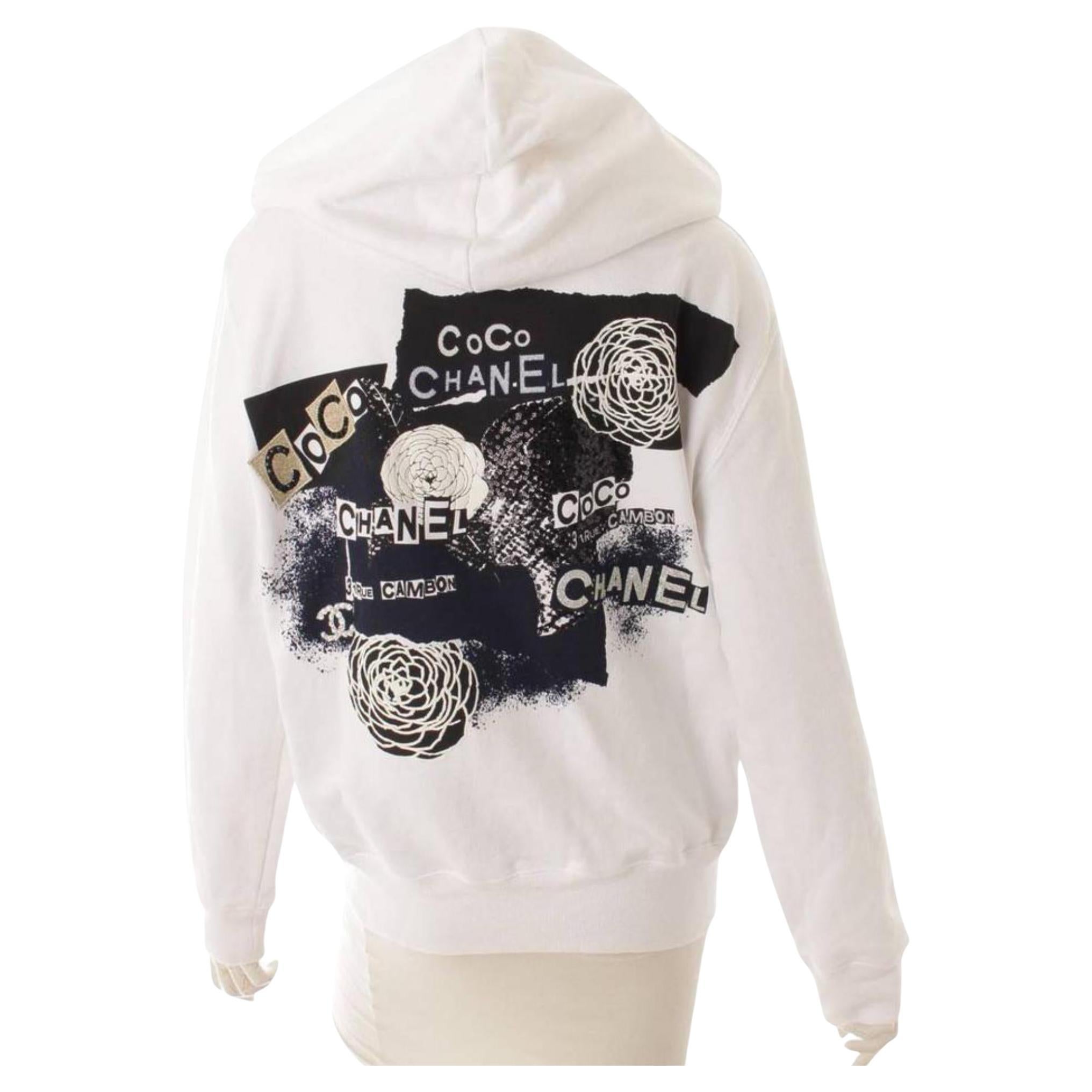 Chanel Sweatshirt - 6 For Sale on 1stDibs | chanel hoodie, vintage 