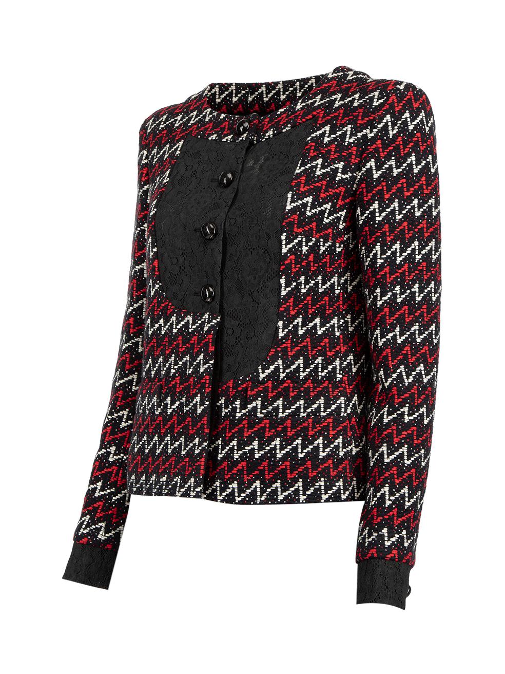 Chanel Women's SS 2015 Tweed CC Button Jacket 1