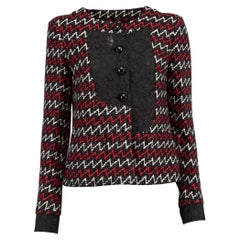 Chanel Women's SS 2015 Tweed CC Button Jacket