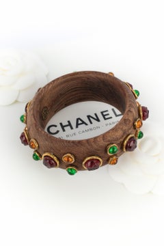Chanel Holz-Armband 1985