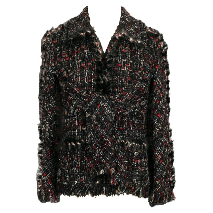 Giacca Chanel in lana e alpaca