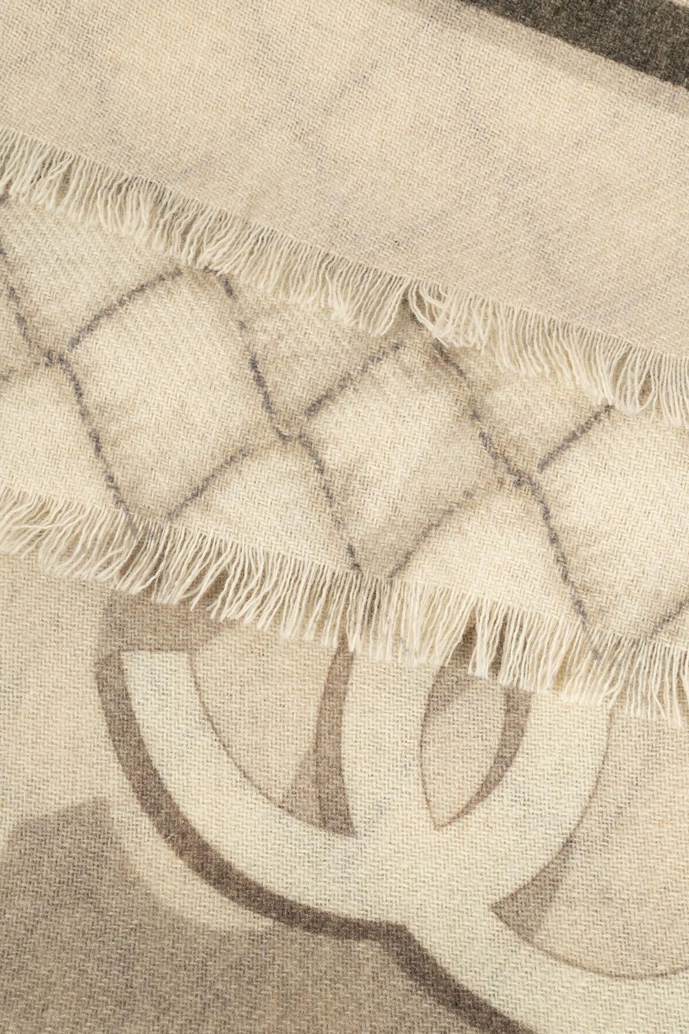 Chanel Wool and Cashmere Stole 2