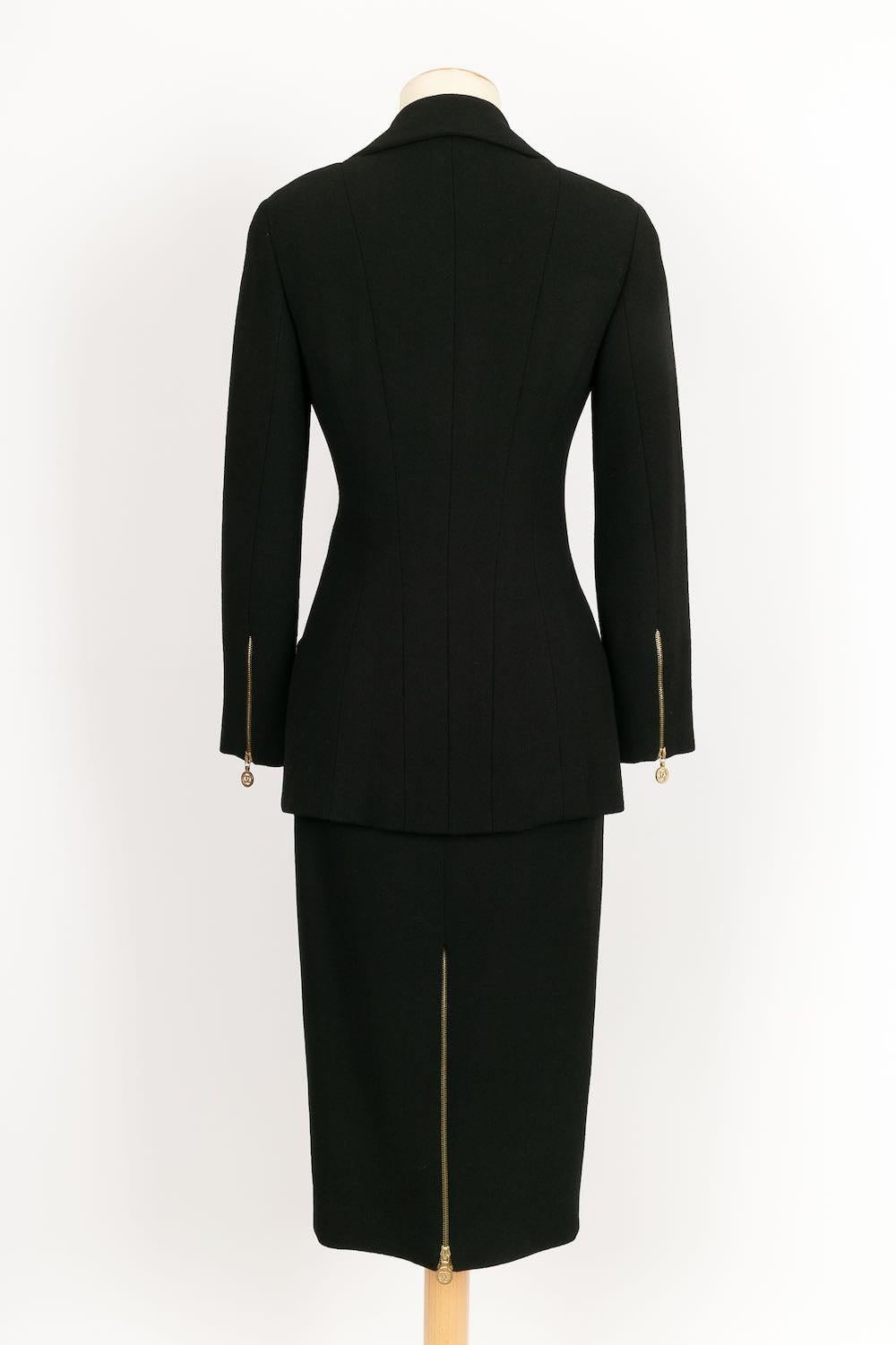 Women's Chanel Wool and Gold Metal Suit Fall, 1992