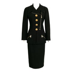 Chanel Wool and Gold Metal Suit Fall, 1992