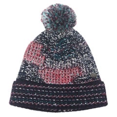 Chanel Wool & Cashmere Blend Knit Beanie