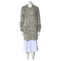 Chanel Wool Cashmere Blend Long Knit Jacket (Small)